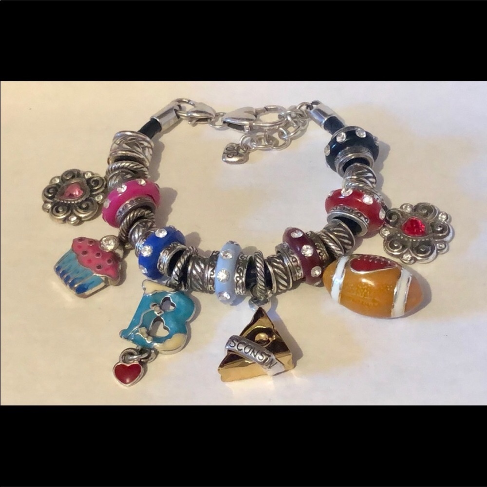 ❌SOLD OUT❌ Brighton pink & blue cupcake charm - Picture 4 of 6